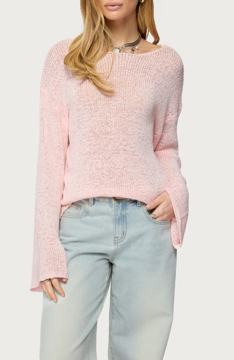 Drop Shoulder Lightweight Sweater
