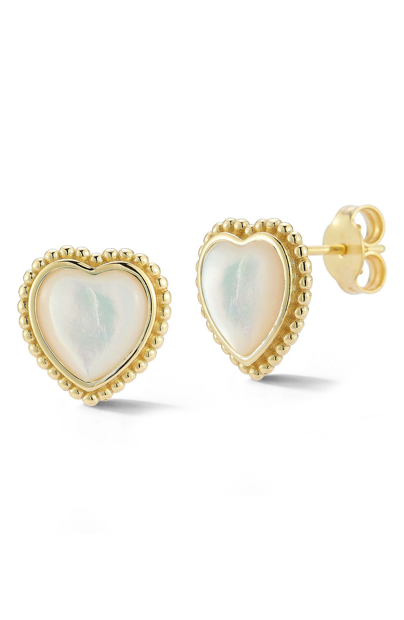 Heart Stud Earrings