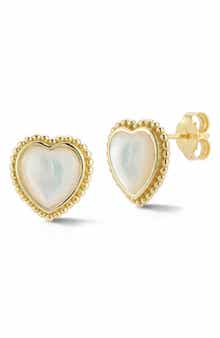 Heart Stud Earrings