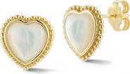 GLAZE JEWELRY Heart Stud Earrings