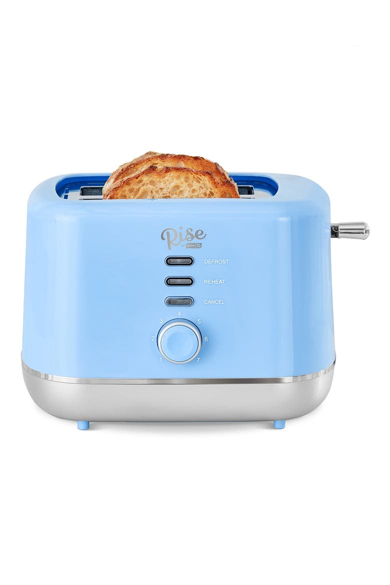Rise 2-Slice Toaster, Alternate, color, BLUE SKY