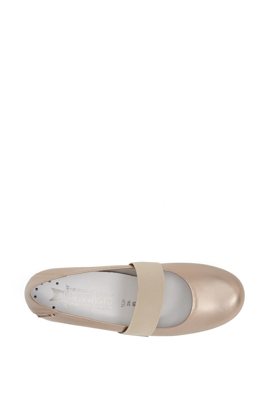 'Baline' Mary Jane Flat, Alternate, color, NUDE PERL CALFSKIN