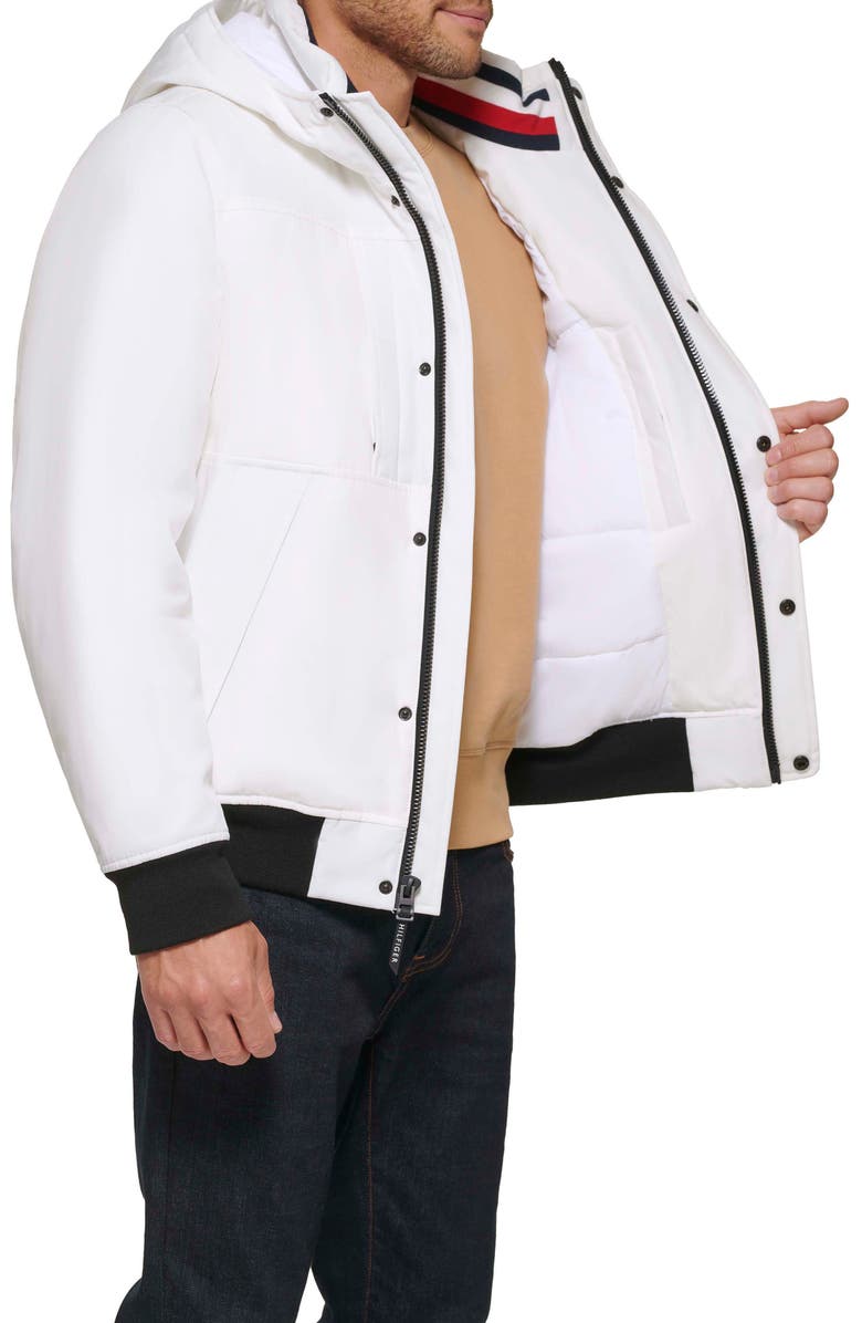 Tommy Hilfiger Arctic Hooded Bomber Jacket, Alternate, color, 
