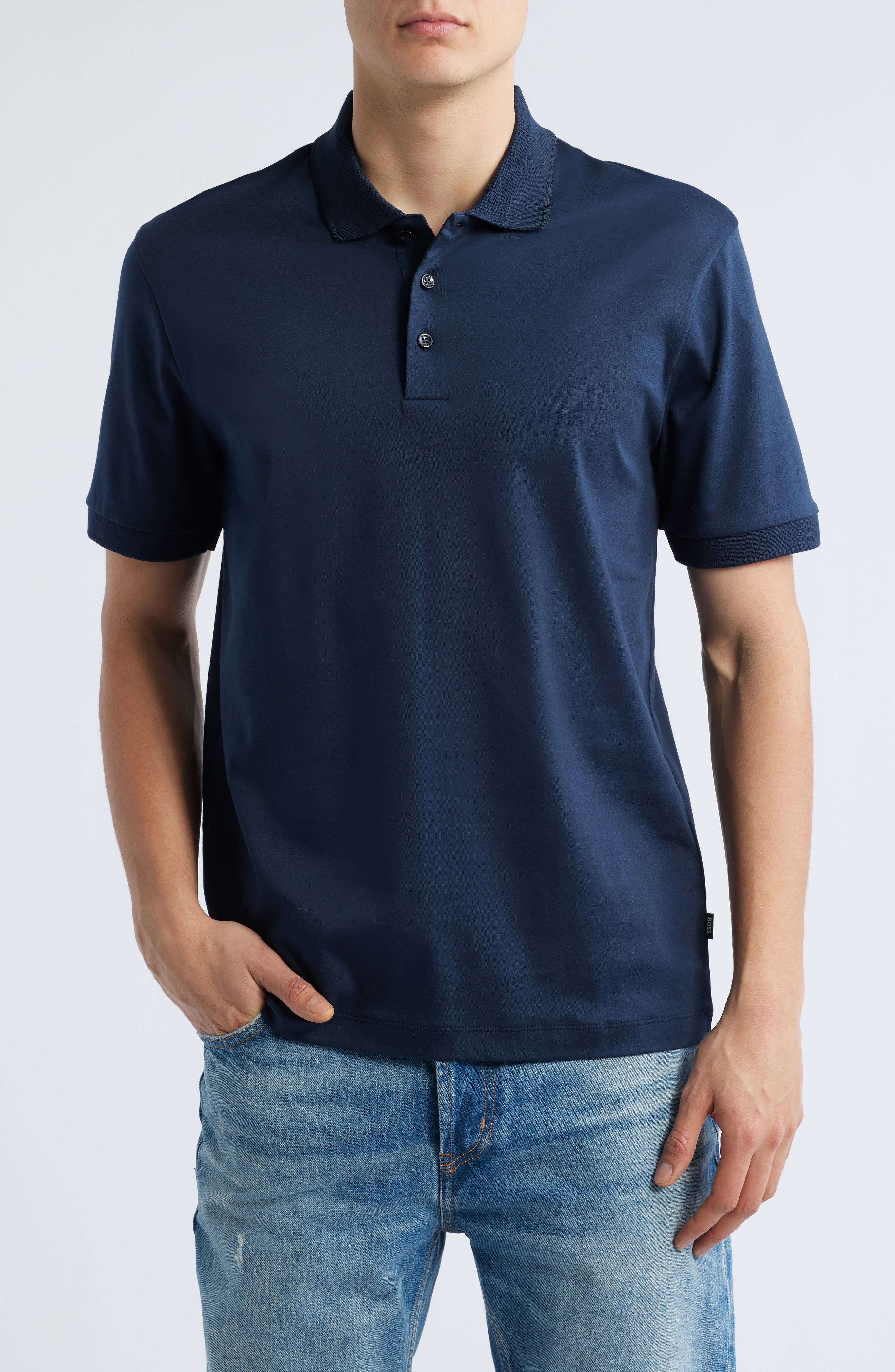 BOSS Phillipson Mercerized Cotton Polo