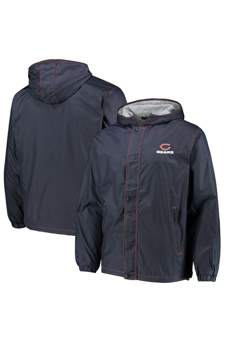 Men's Dunbrooke Navy Chicago Bears Logo Legacy Stadium Full-Zip Jacket, Alternate, color, Navy