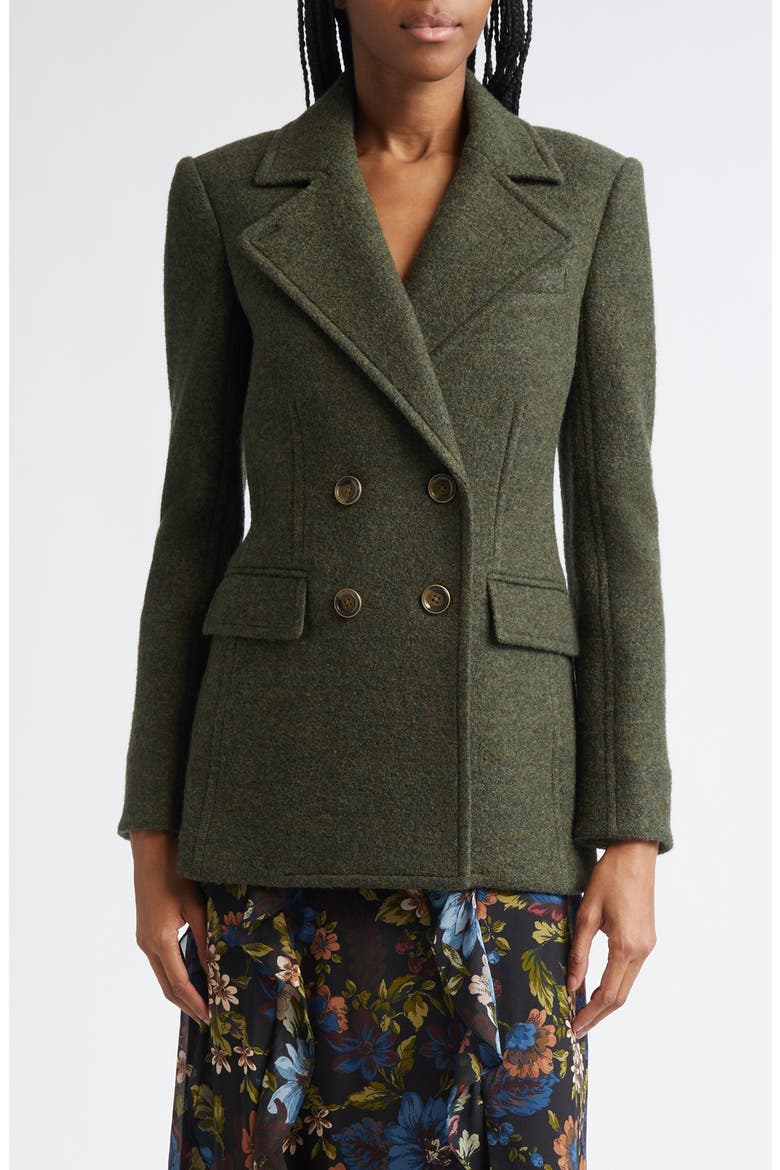 Duran Virgin Wool Coat, Main, color, CYPRESS
