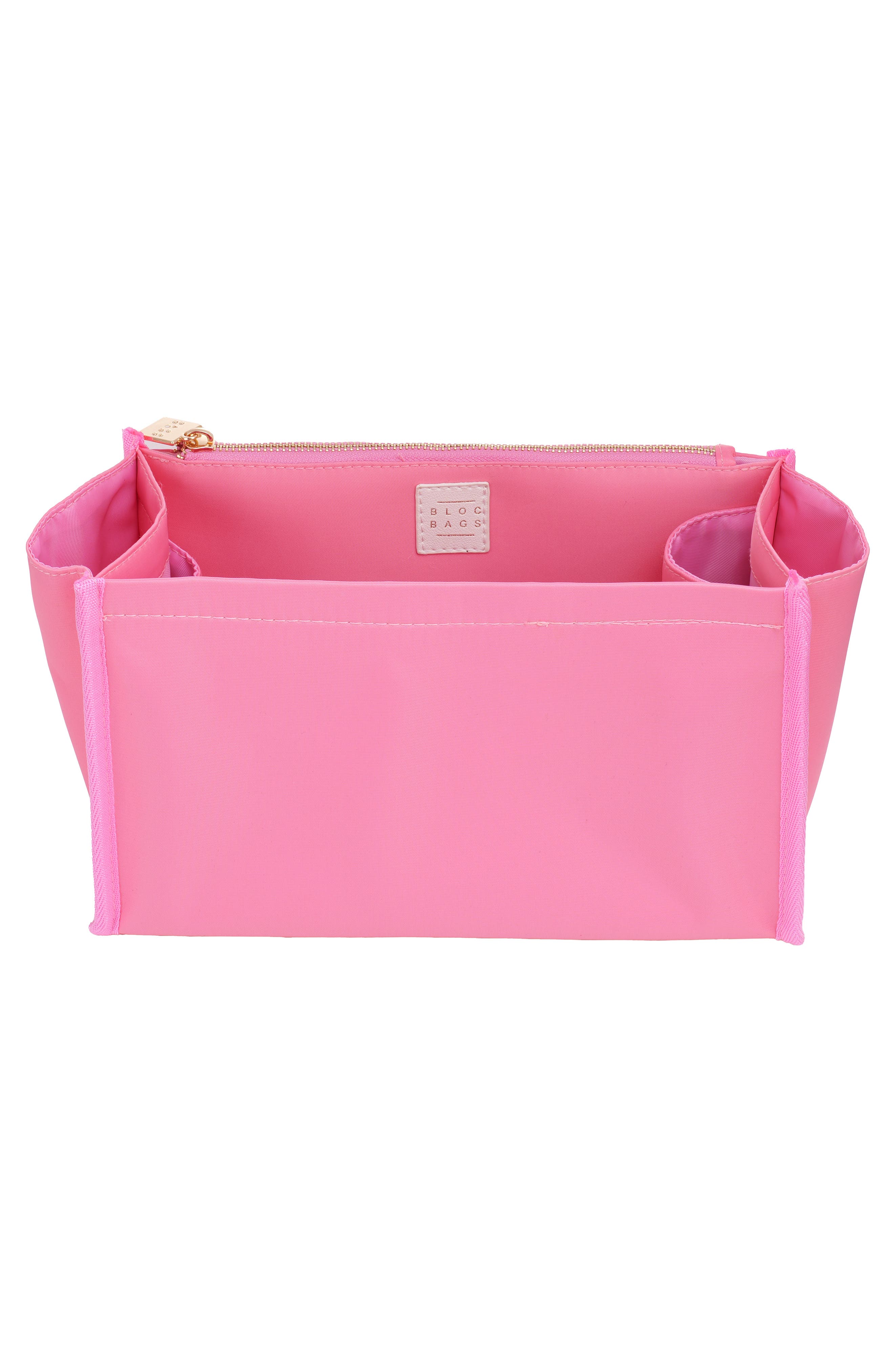 XL Cosmetic Bag Insert, Alternate, color, BUBBLEGUM PINK