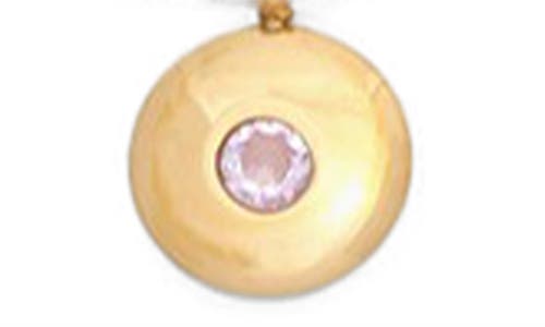 Petit Moments Birthstone Disc Pendant Necklace