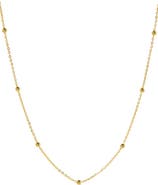 Ana Luisa Dainty Gold Necklace - Gold Satellite Necklace