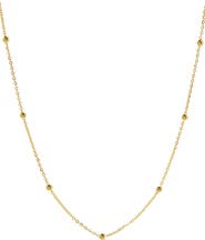Ana Luisa Dainty Gold Necklace - Gold Satellite Necklace