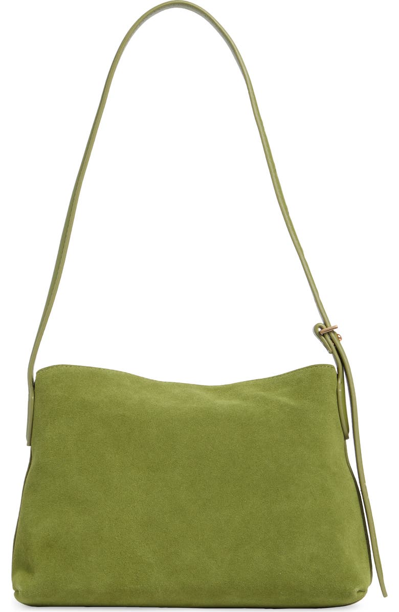 Sam Edelman Harlyn Suede Shoulder Bag, Alternate, color, Light Green