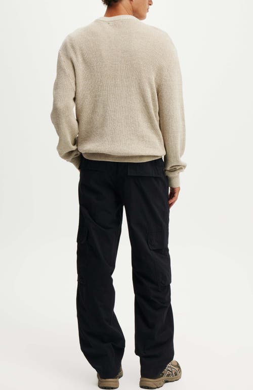 Shop Cotton On Knox Baggy Cargo Pant In Black