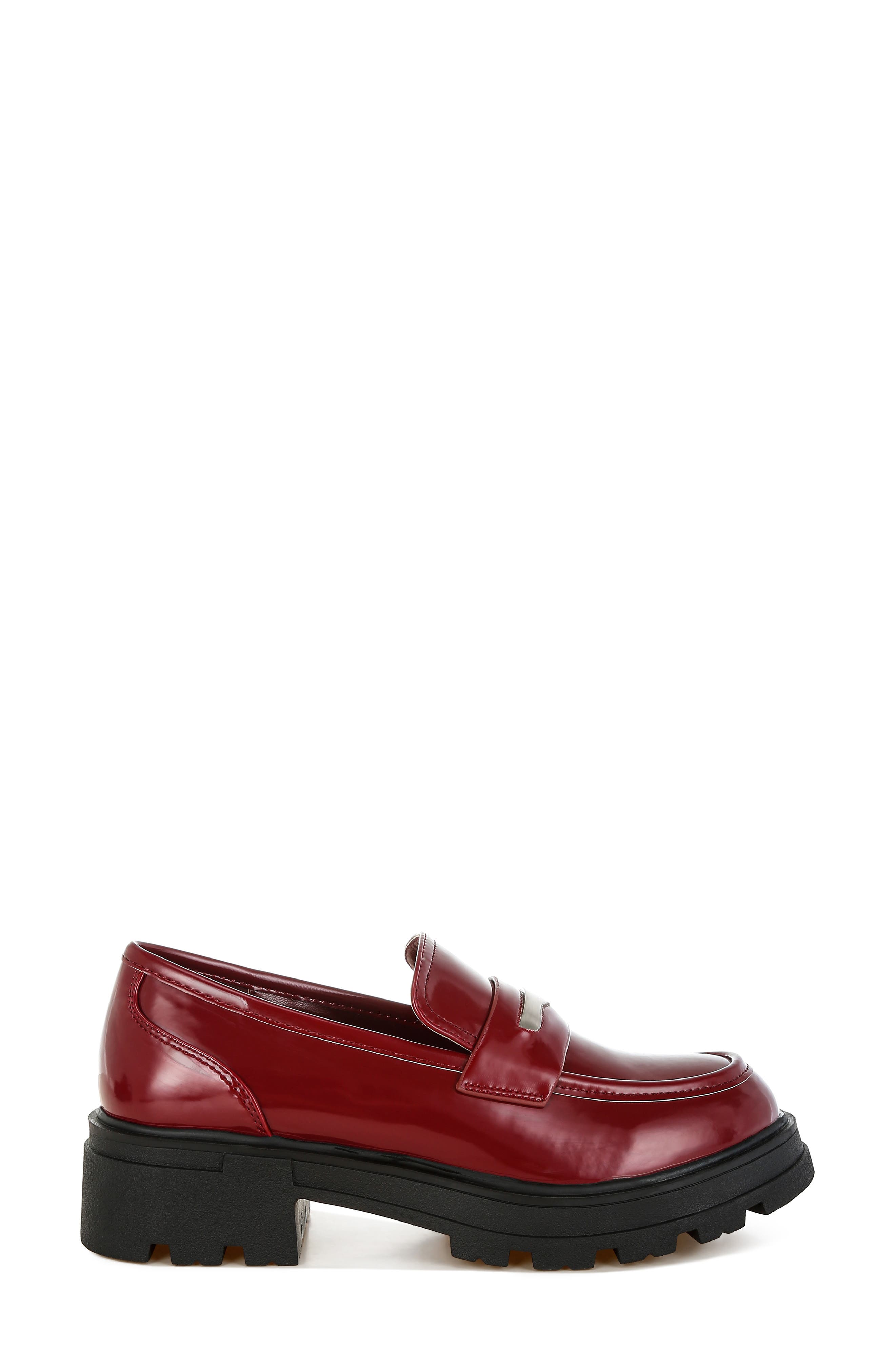 LONDON RAG Gleam Stride Loafer, Alternate, color, Burgundy