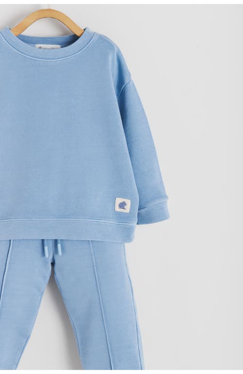 Babycottons Essentials Sweatshirt Set In Light Blue