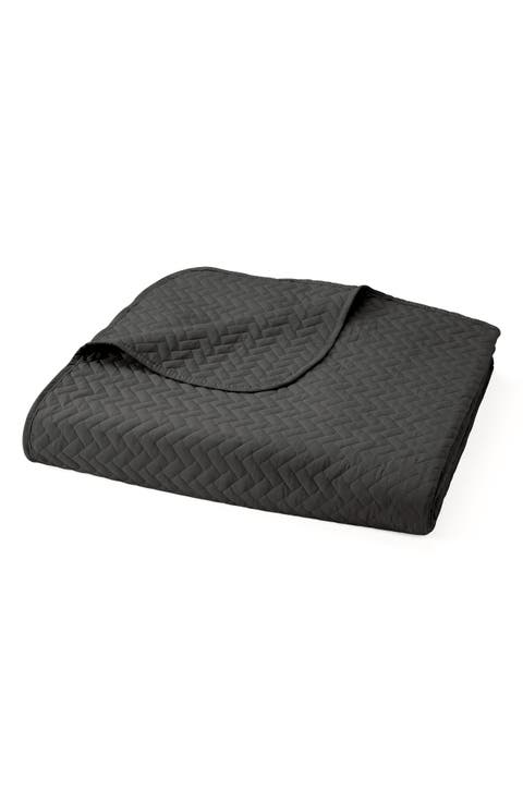 All Season Herringbone Stitch Down Alternative Quilt & Sham Set