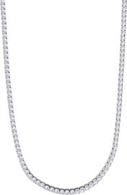 Adornia Crystal Tennis Necklace