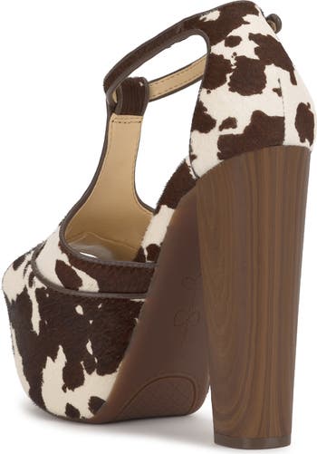 Dany Ankle Strap Peep Toe Platform Sandal