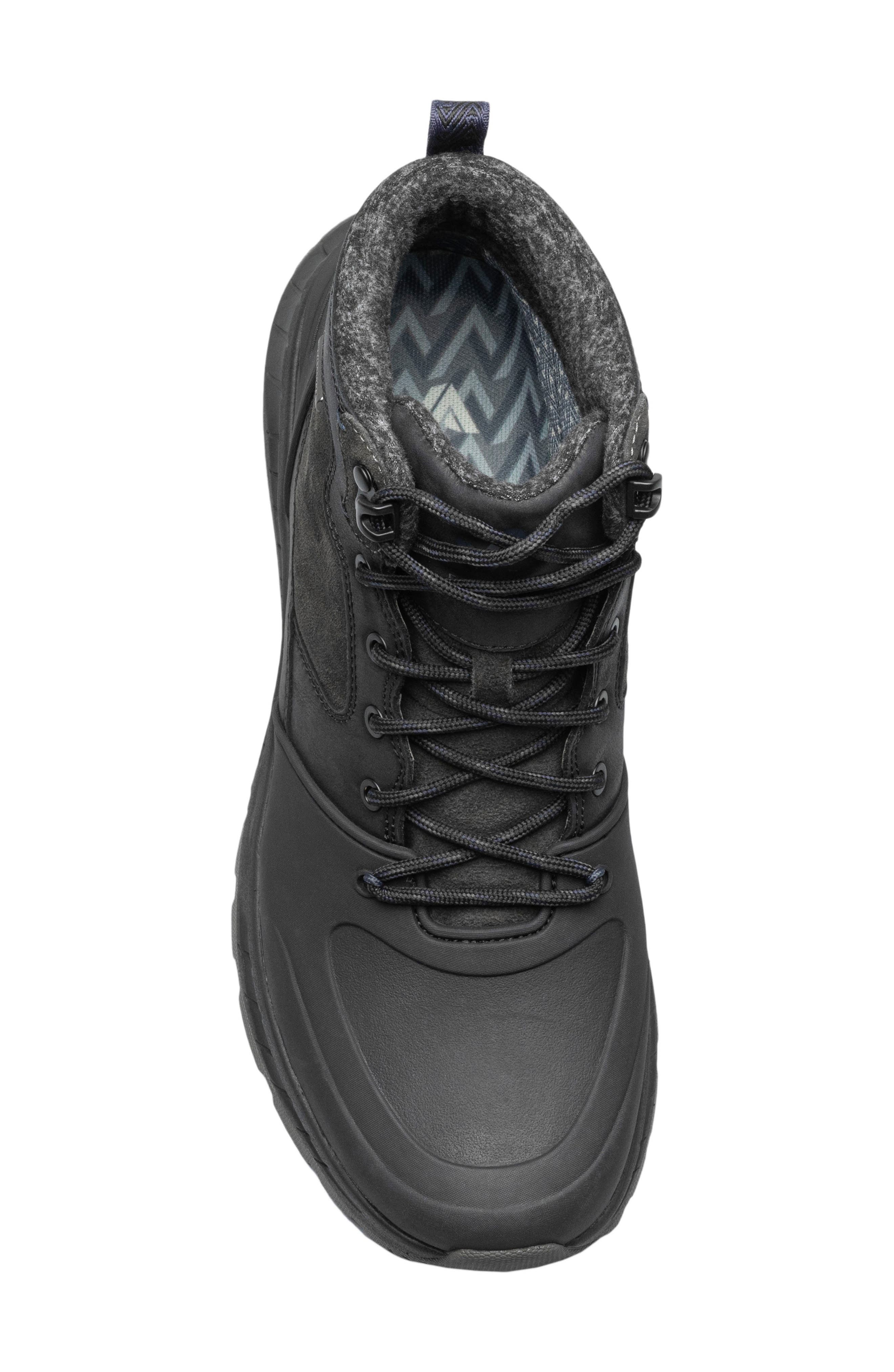 Forsake Whitetail Waterproof Mid Sneaker Boot, Alternate, color, Black