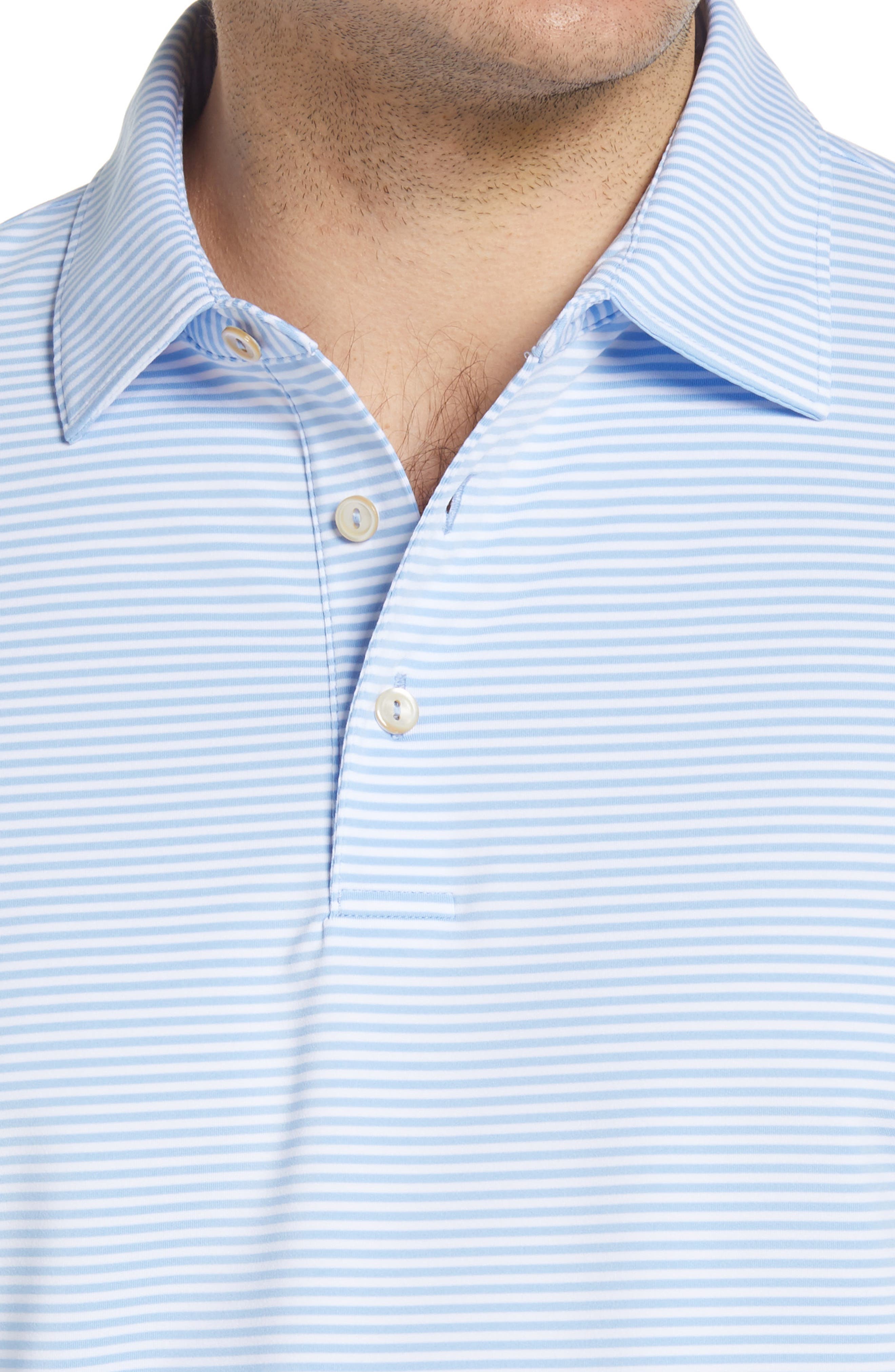 Hales Stripe Short Sleeve Performance Polo - image 2