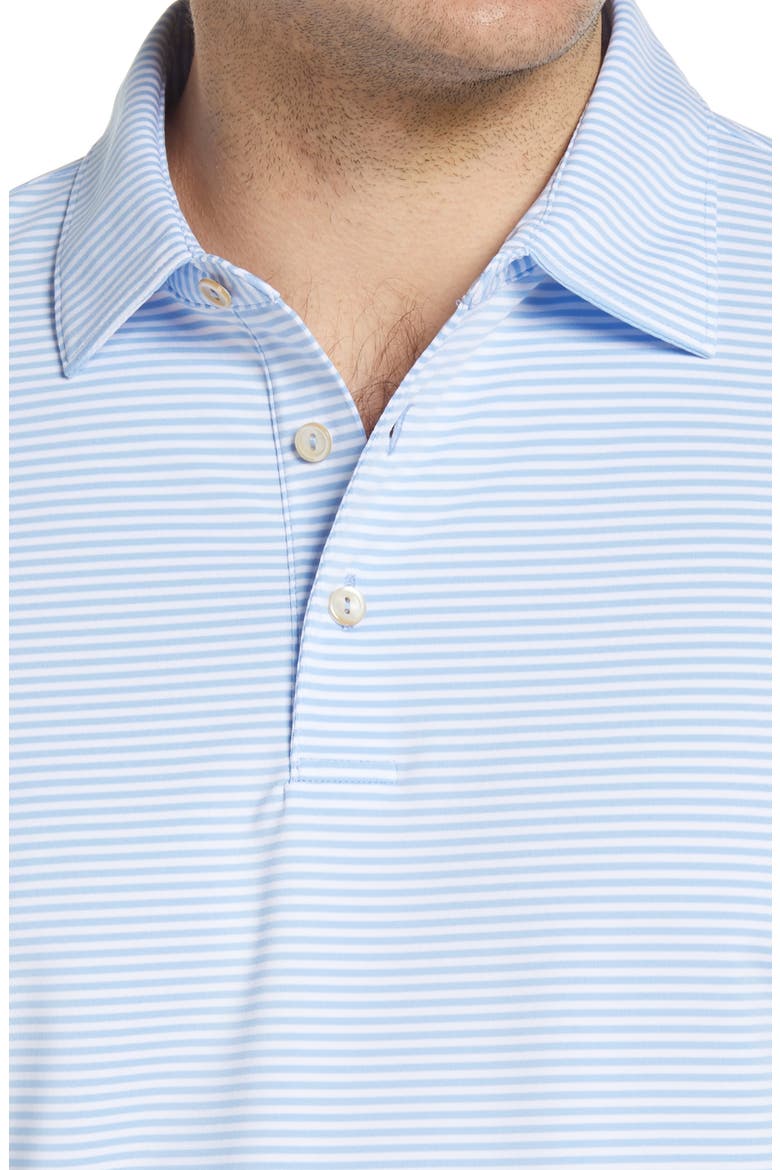 Hales Stripe Short Sleeve Performance Polo, Alternate, color, COTTAGE BL
