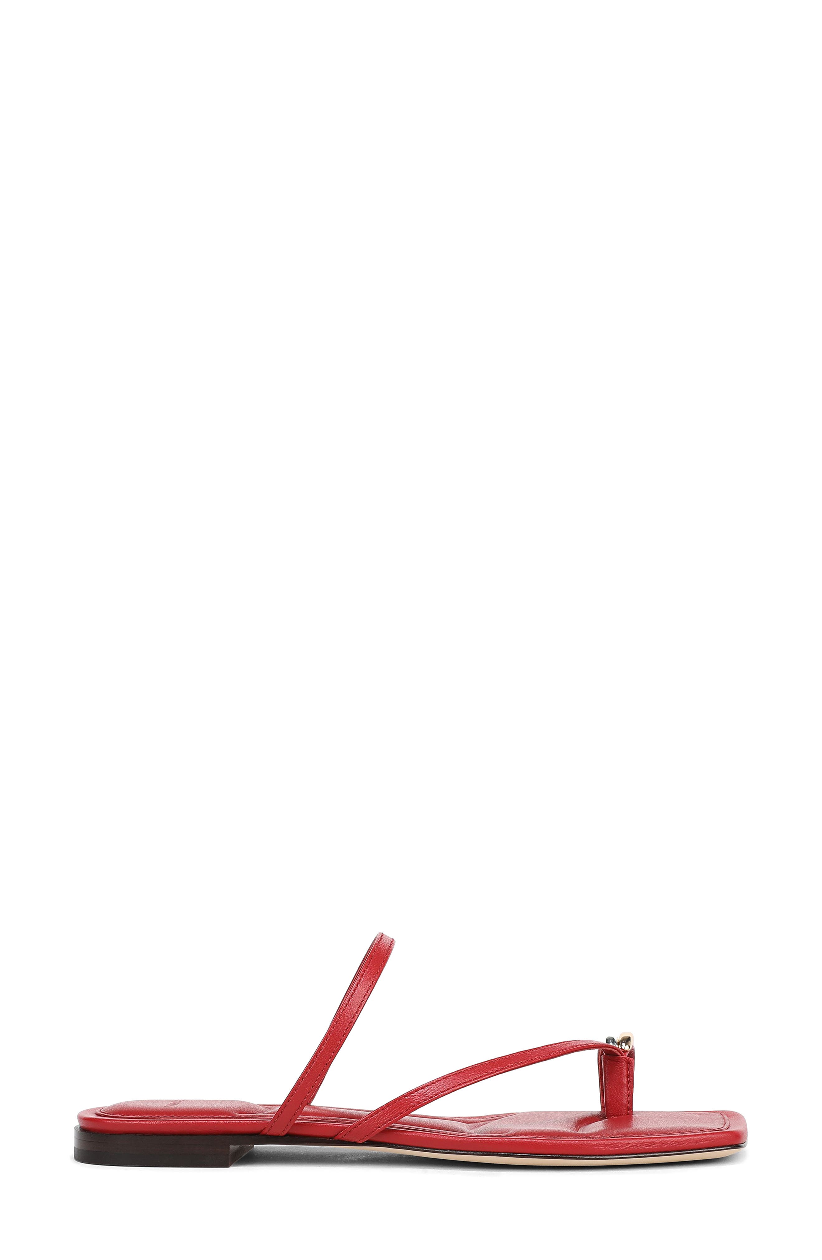 Polli Toe Loop Sandal, Alternate, color, CRIMSON