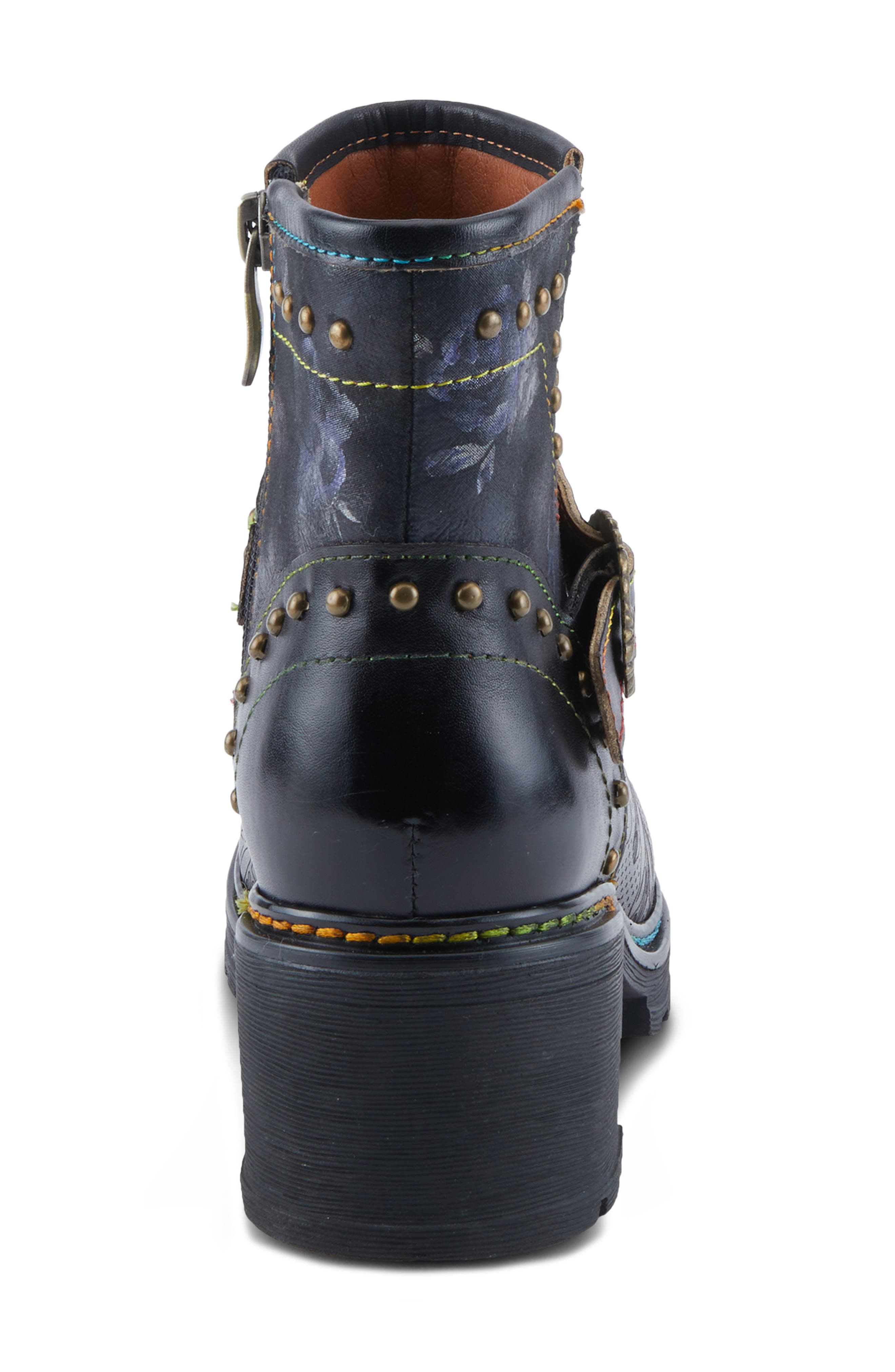 L'Artiste by Spring Step Branchout Platform Bootie, Alternate, color, Black Multi