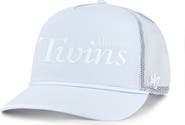 '47 Men's '47 Light Blue Minnesota Twins Foundation Script Hitch Adjustable Trucker Hat