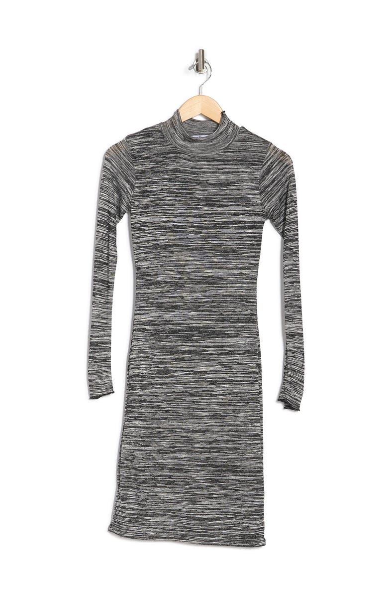 Velvet Torch Mock Neck Knit Dress, Alternate, color,