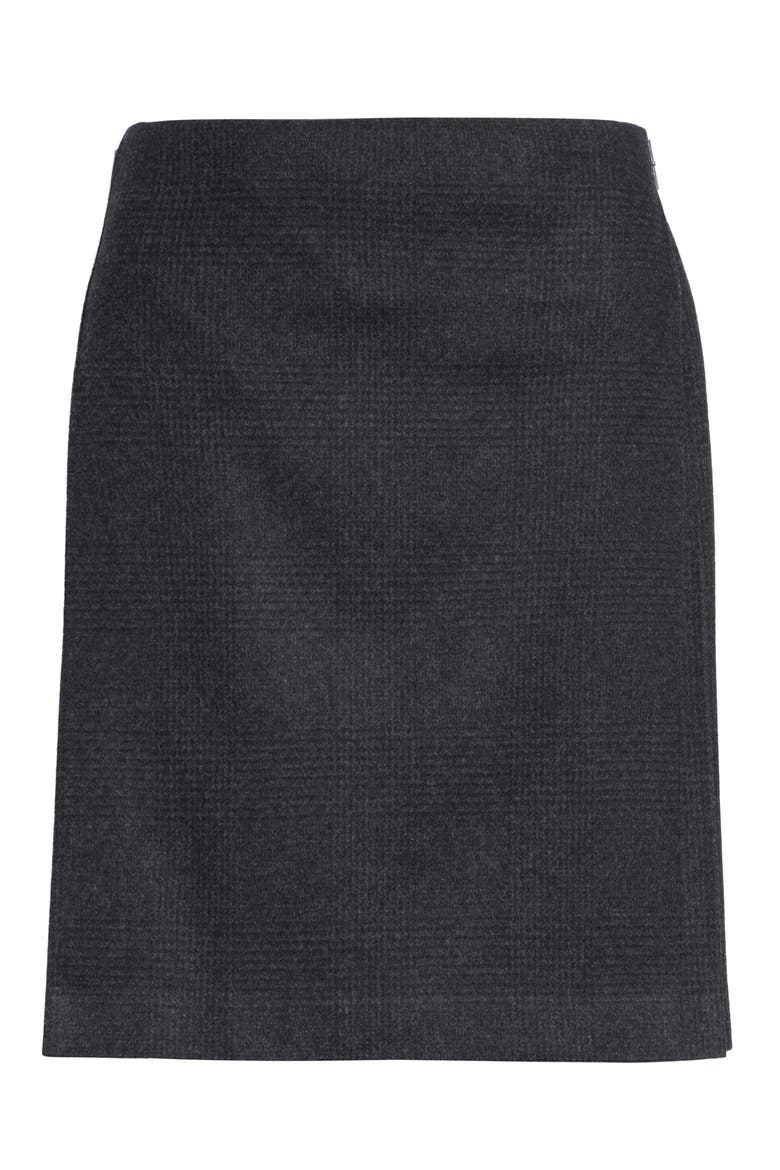 x Le Kilt Glen Plaid Wool & Cashmere Kilt, Alternate, color, CHARCOAL / GREY SHADOW CHECK