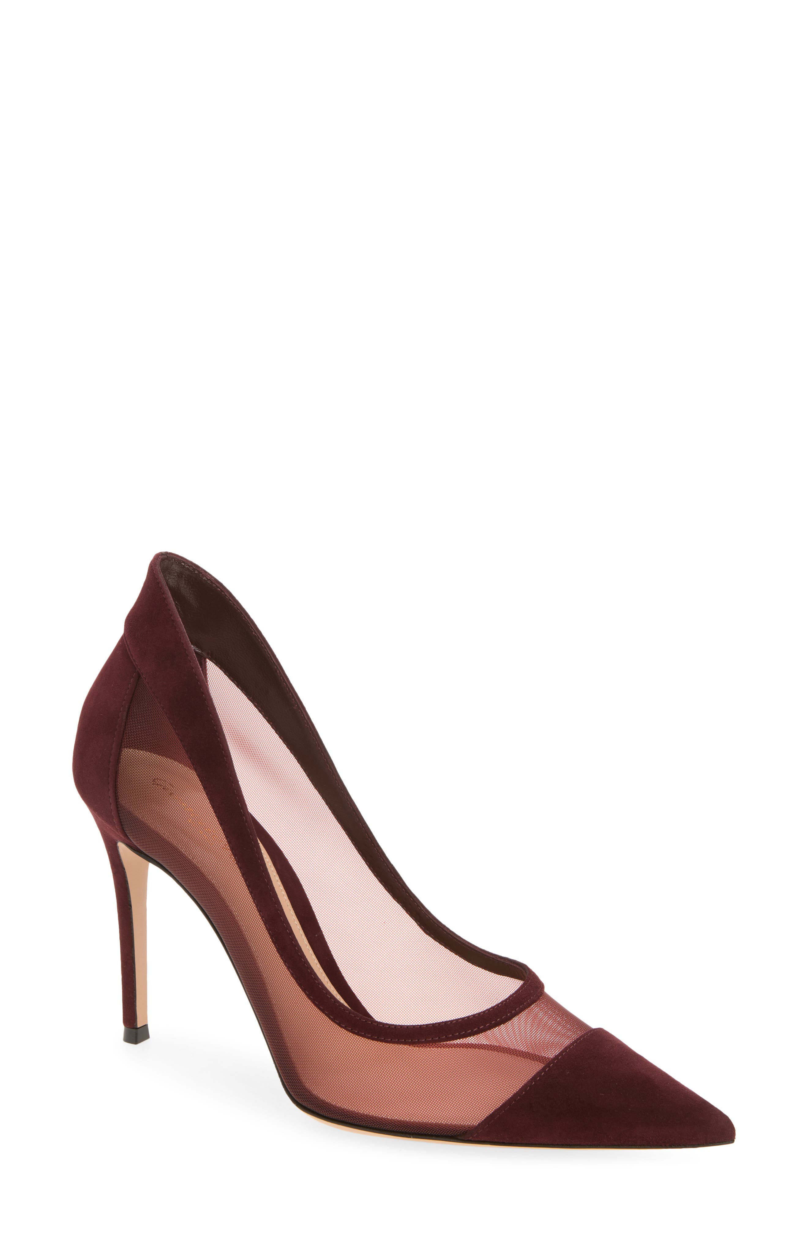 Mesh Pointed Toe Pump, Main, color, ROYALE
