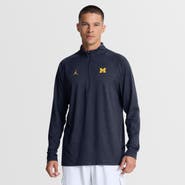 Jordan Brand Men's Jordan Brand Navy Michigan Wolverines Dri-FIT Stride Half-Zip Running Top