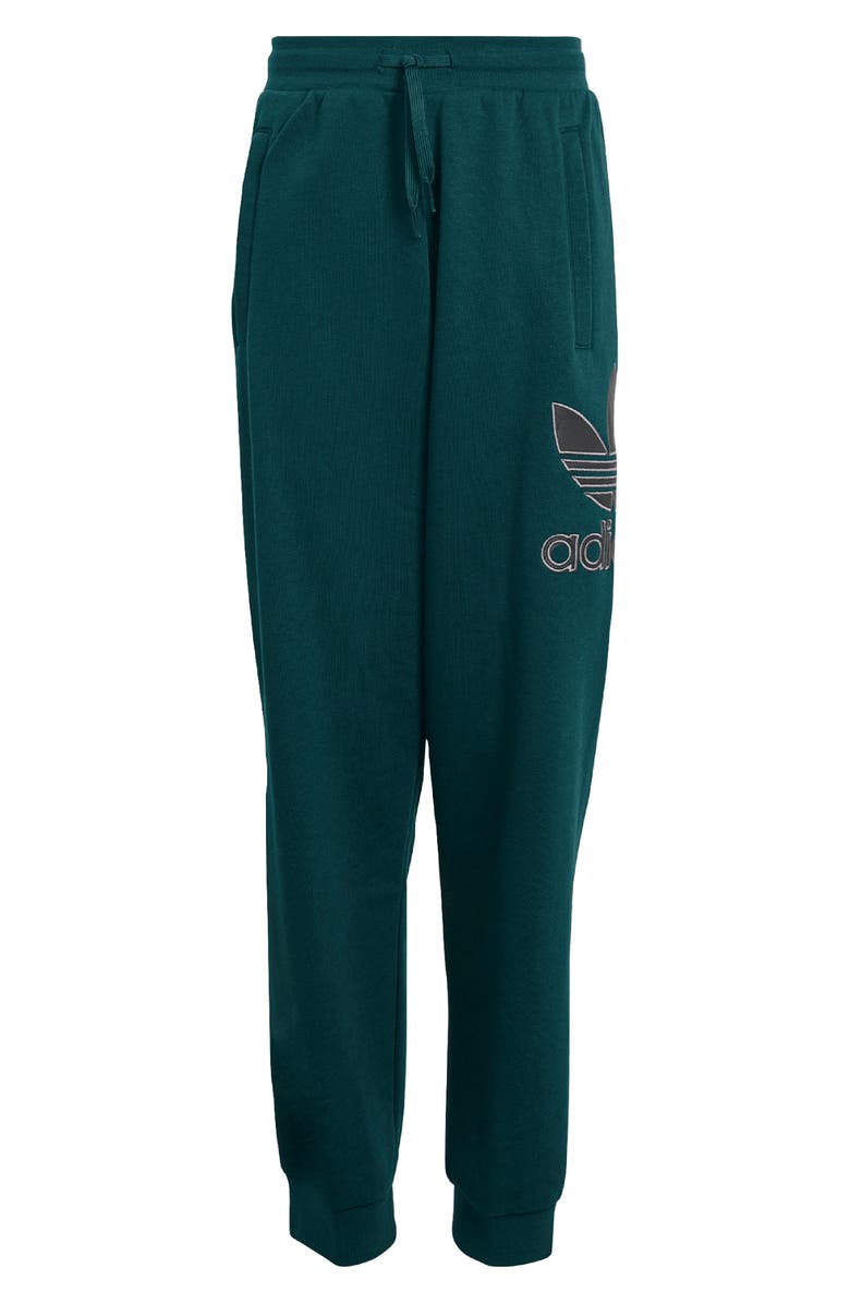 adidas Kids' Trefoil Cotton Joggers, Main, color, Aurora Ivy