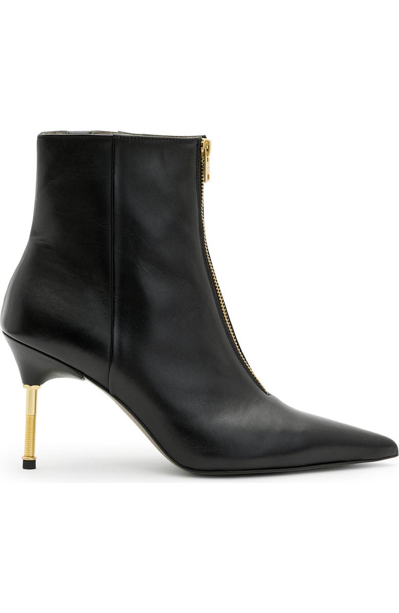 AllSaints Natasha Bootie, Alternate, color, Black/ Warm Brass