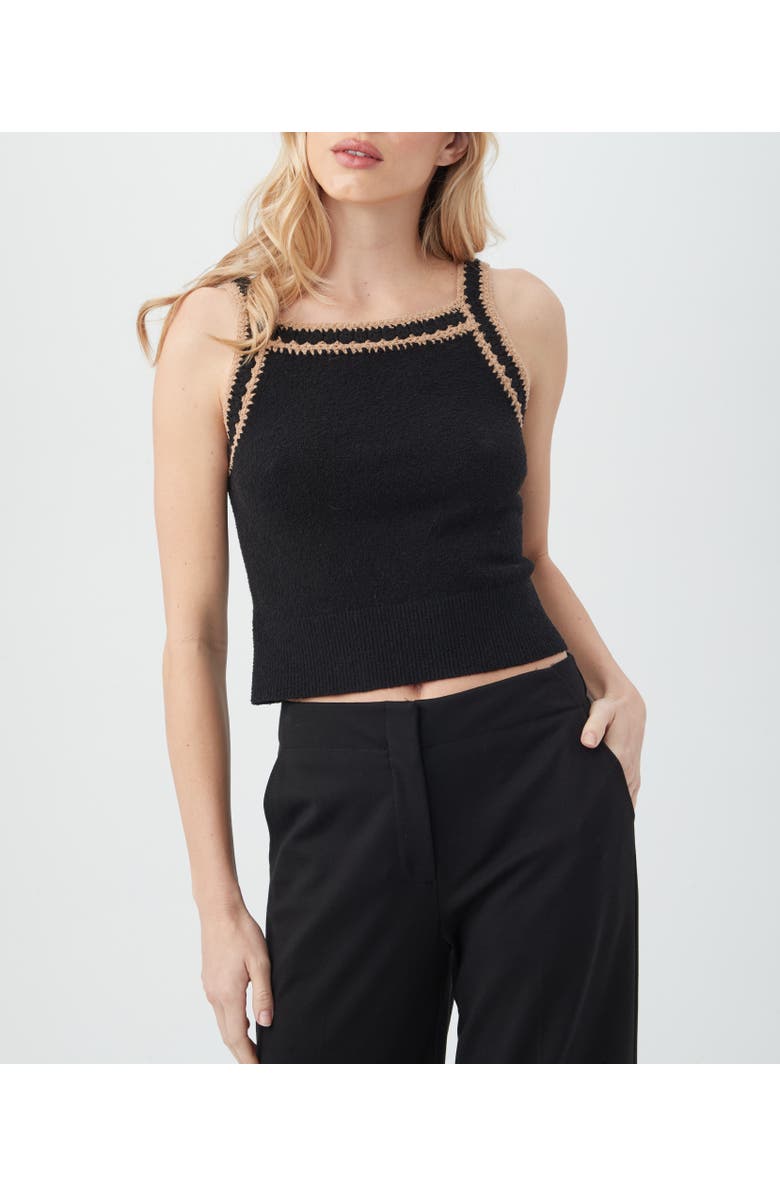 Trina Turk Suez Cami, Main, color, Black/Camel