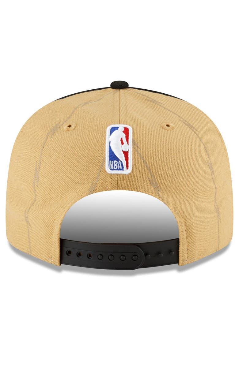 New Era Men's New Era  Gold/Black Toronto Raptors 2023/24 City Edition 9FIFTY Snapback Adjustable Hat, Alternate, color, 
