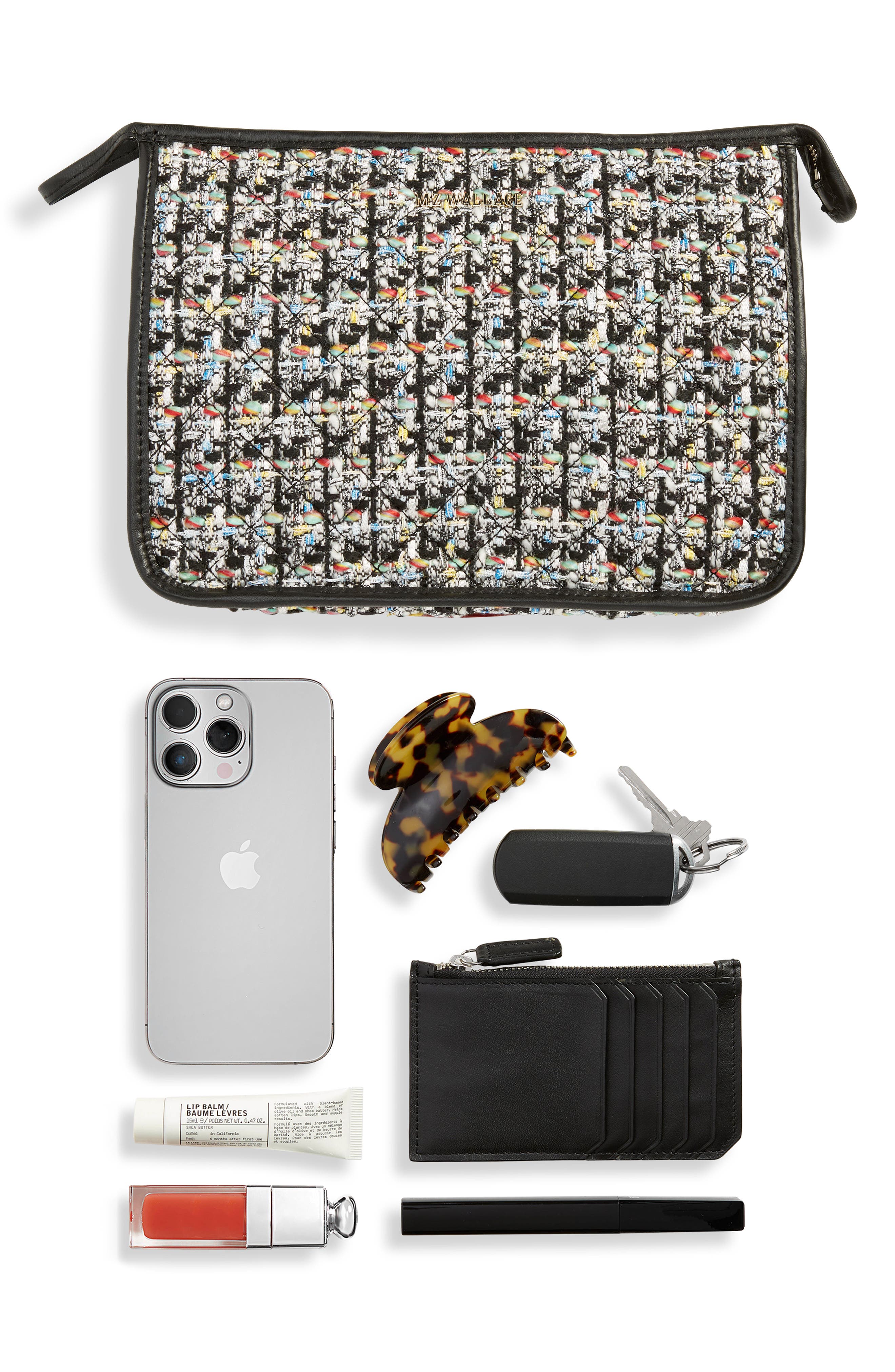 Metro Bouclé Clutch, Alternate, color, BOUCLE