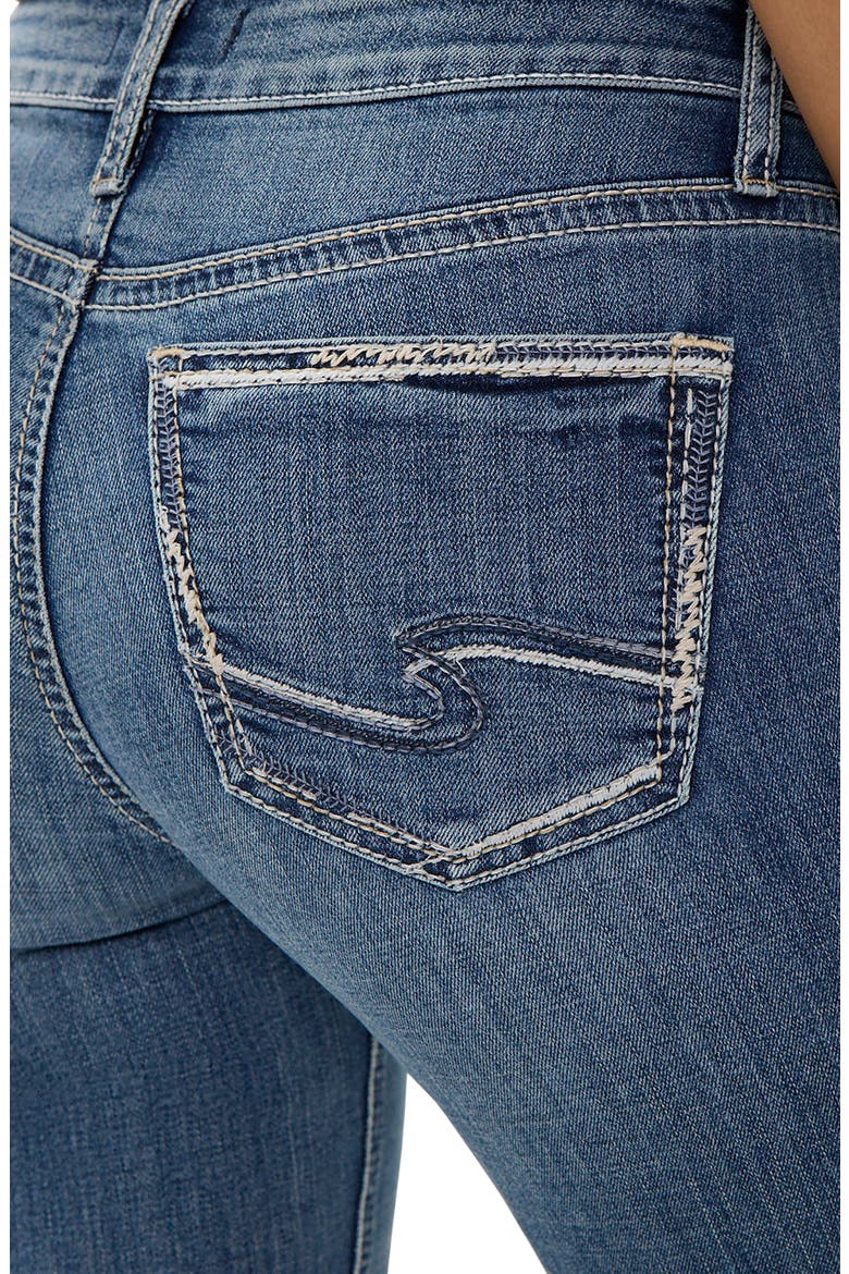 Suki Curvy Mid Rise Slim Bootcut Jeans, Alternate, color, BELLE