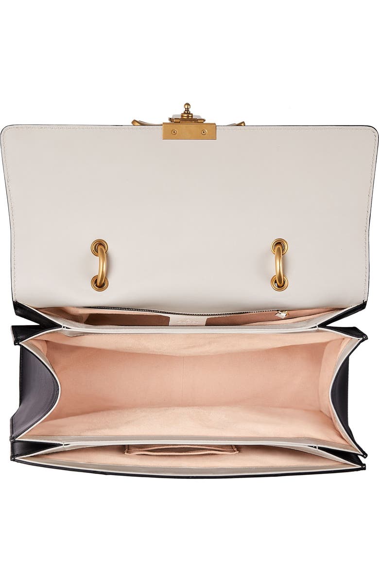 Gucci Queen Margaret Top Handle Leather Satchel, Alternate, color,