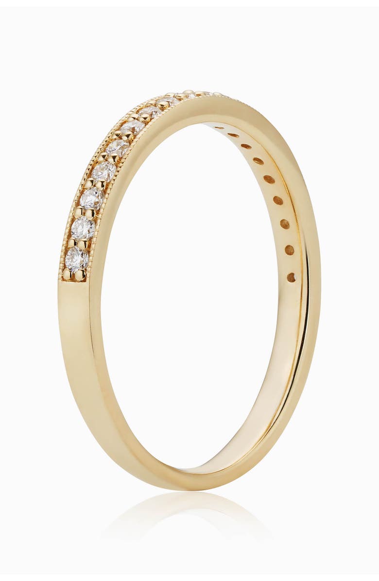Oradina 14K Gold Regal Diamond Band, Alternate, color, Yellow Gold