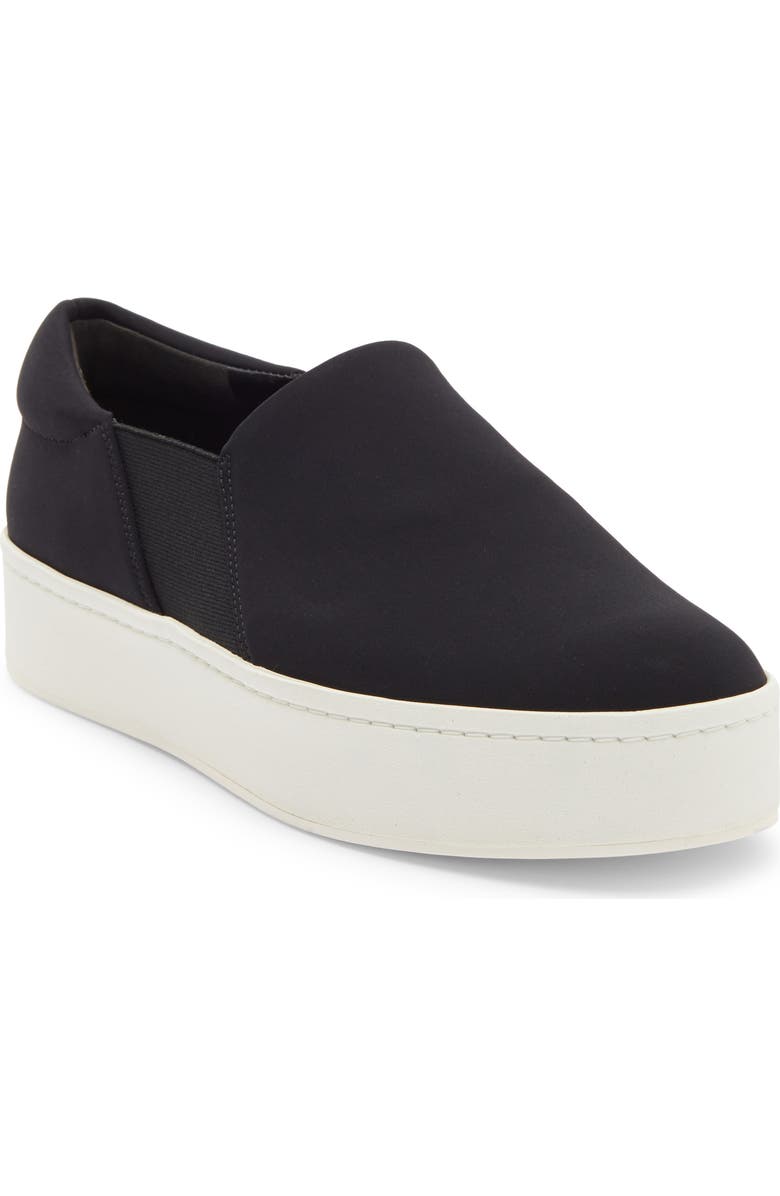 Vince Warren Platform Slip-On Sneaker, Alternate, color, Black