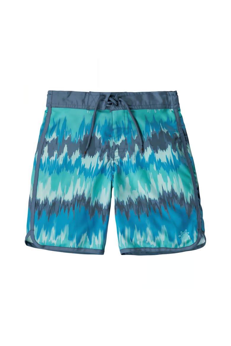 Retro Board Shorts, Main, color, Aruba Ombre