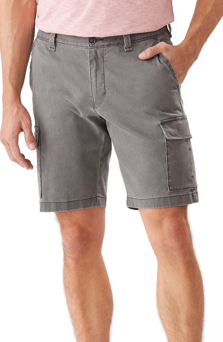 Tommy Bahama Coastal Key Stretch Cotton Cargo Shorts, Main, color, 