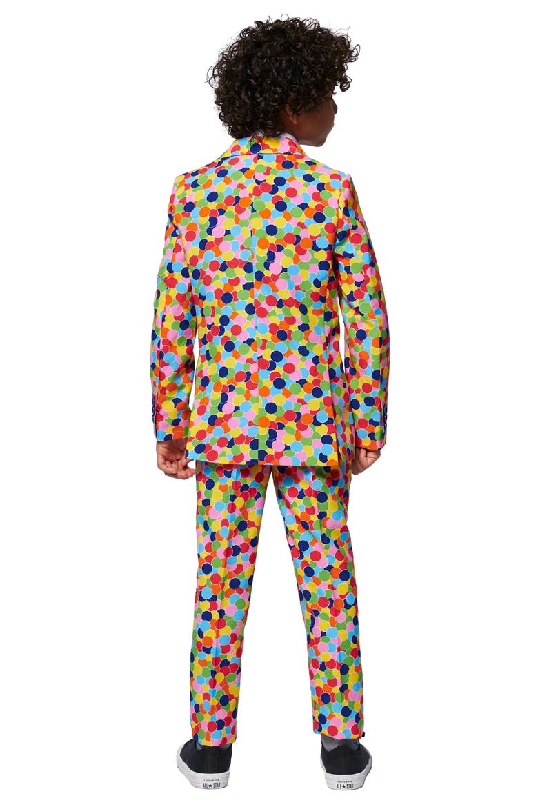 Confetteroni Two-Piece Suit with Tie, Alternate, color, MISCELLANEOUS