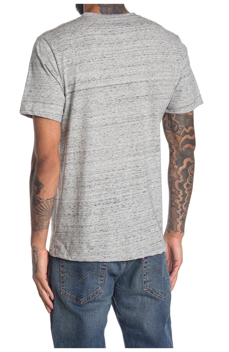 Abound Textured Split Neck Short Sleeve T-Shirt, Alternate, color, 