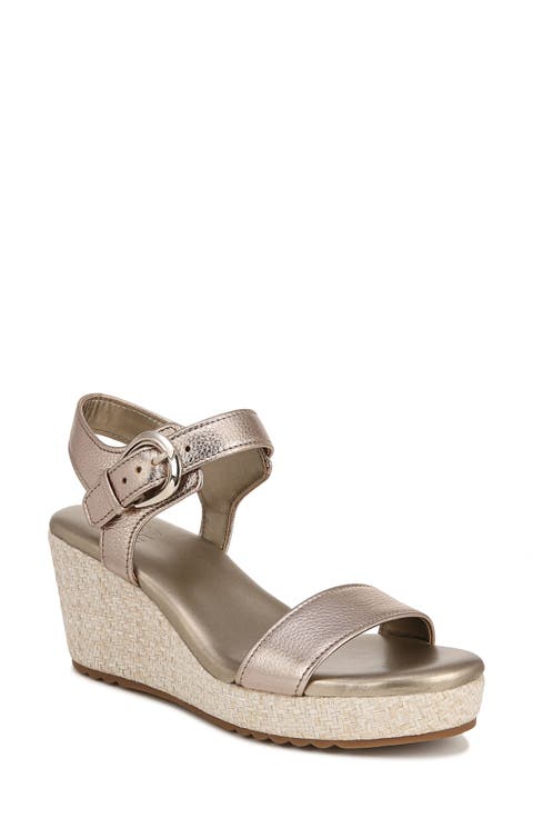 Stella Ankle Strap Platform Wedge Sandal (Women)