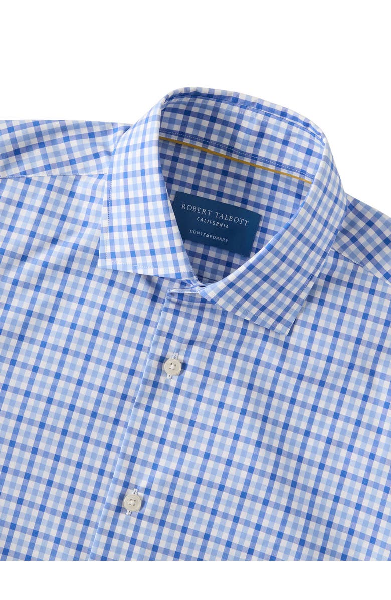 Robert Talbott Reynolds Bold Check Shirt in Contemporary Fit, Alternate, color, Blue/Blue