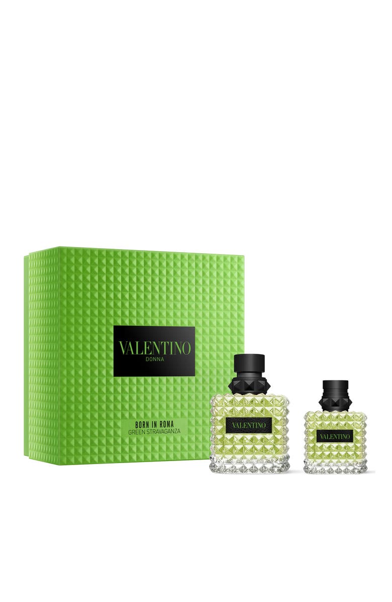 Valentino Born in Roma Donna Green Stravaganza Eau de Parfum Gift Set $257 Value, Main, color,