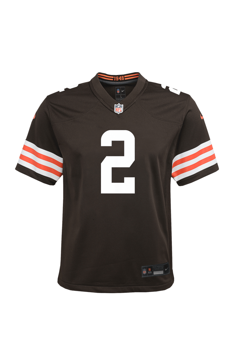 Nike Youth Nike Shedeur Sanders Brown Cleveland Browns Game Jersey, Alternate, color, Brown