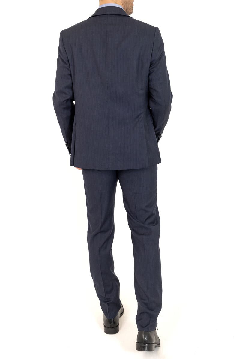 PinoPorte Trim Fit Wool Suit, Alternate, color, 