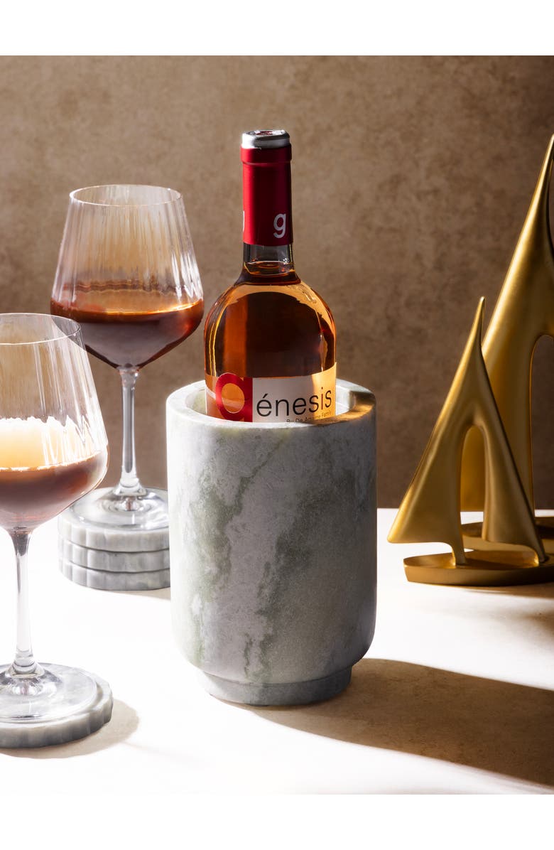 GAURI KOHLI Chamonix Onyx Wine Cooler, Alternate, color, Sage Green